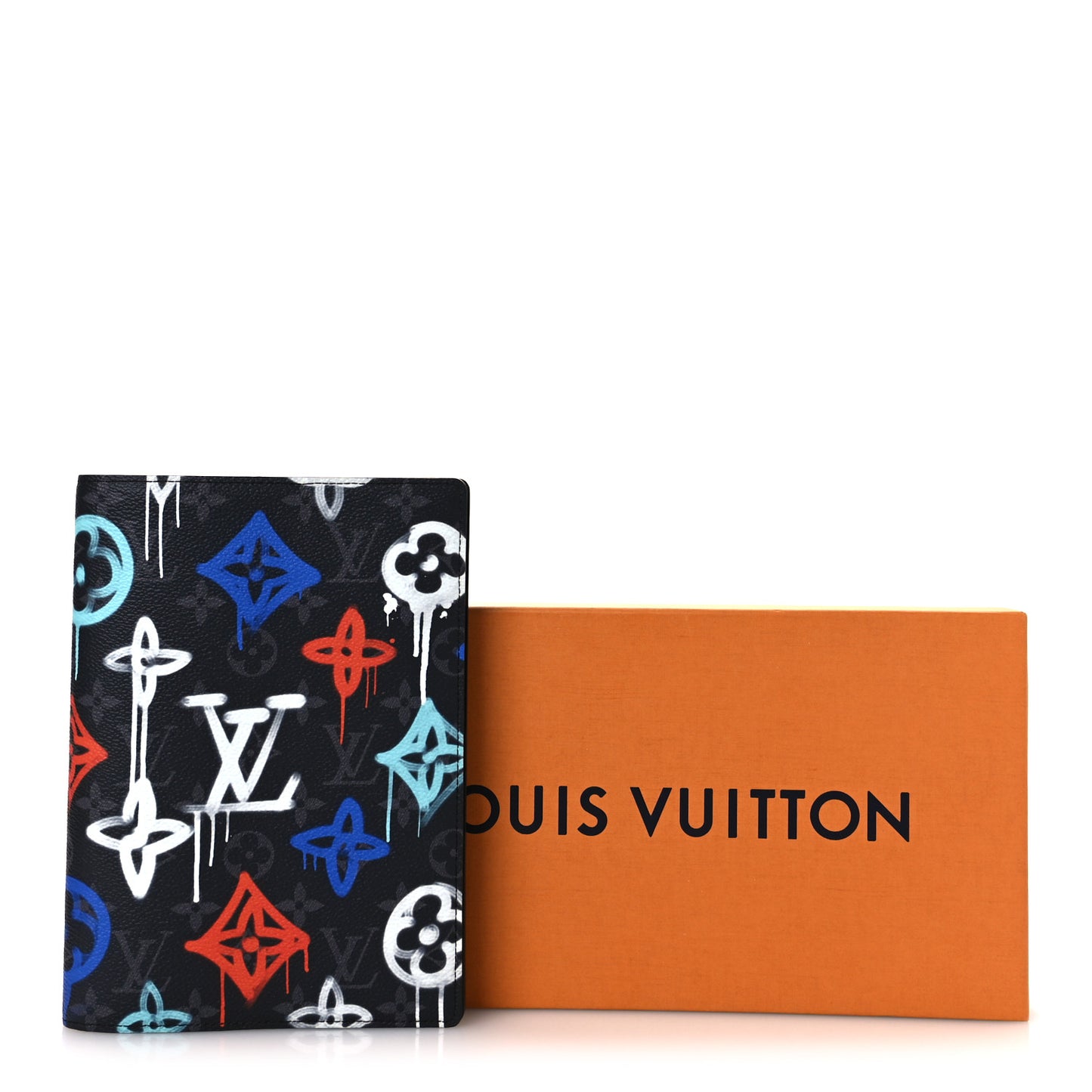 Monogram Eclipse LV Graffiti Auguste Notebook Cover Multicolor