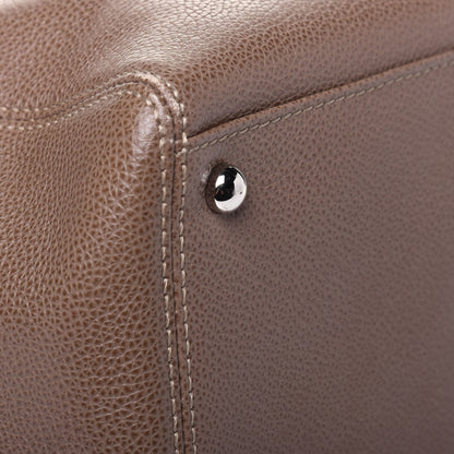 Chanel Calfskin Cerf Executive Shopper Tote Light Brown 11 of 16