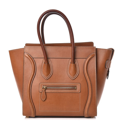 Celine Natural Calfskin Micro Luggage Tan 1 of 26