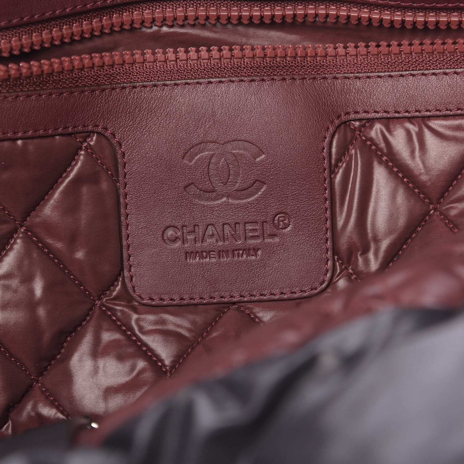Chanel Nylon Quilted Medium Coco Cocoon Reversible Tote Black 9 of 19