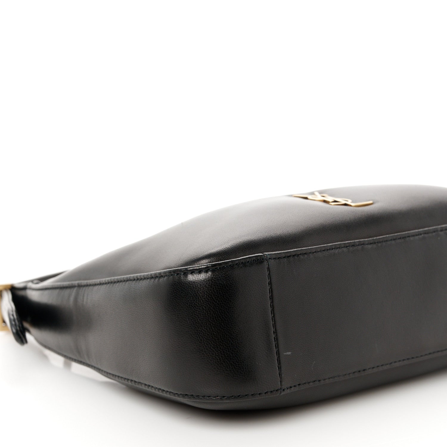 Saint Laurent Plunged Lambskin Calypso Mini Hobo Black 9 of 10