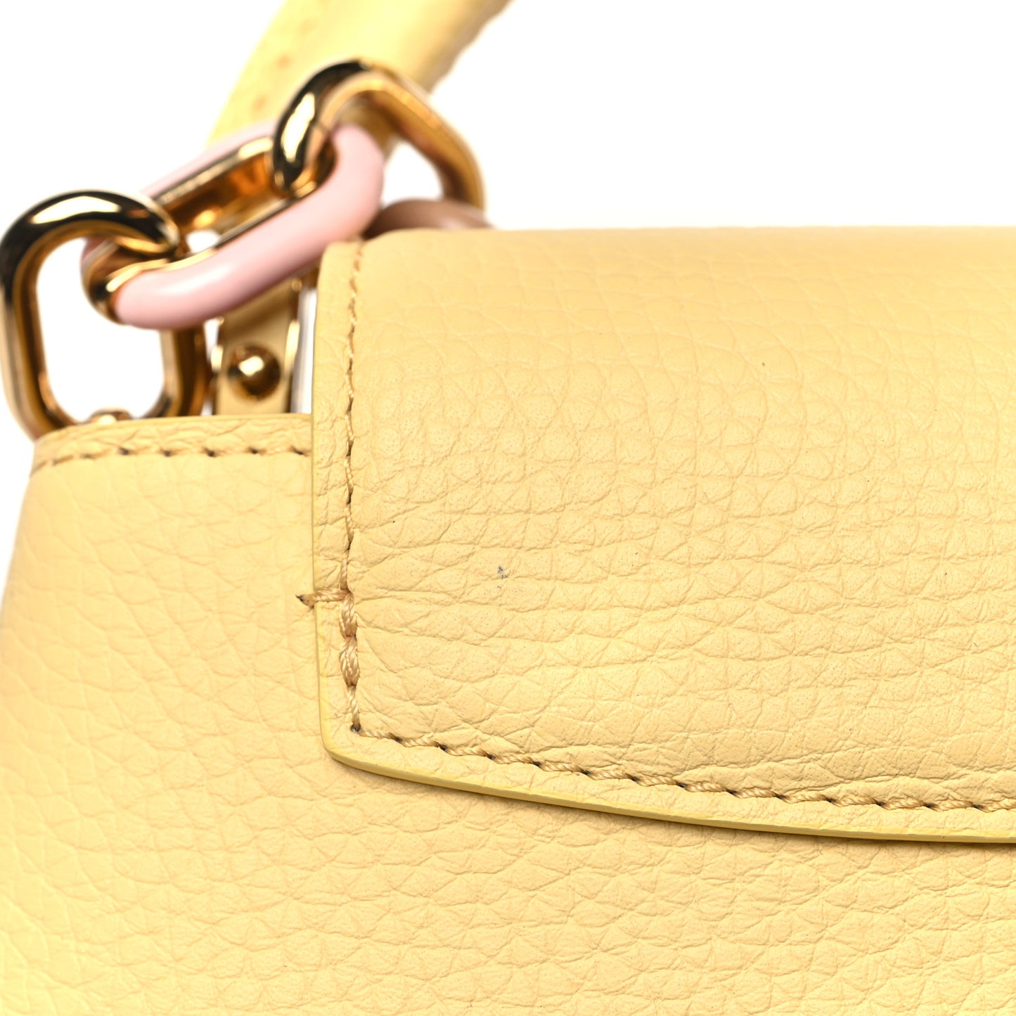 Taurillon Mini Capucines Jaune Plume