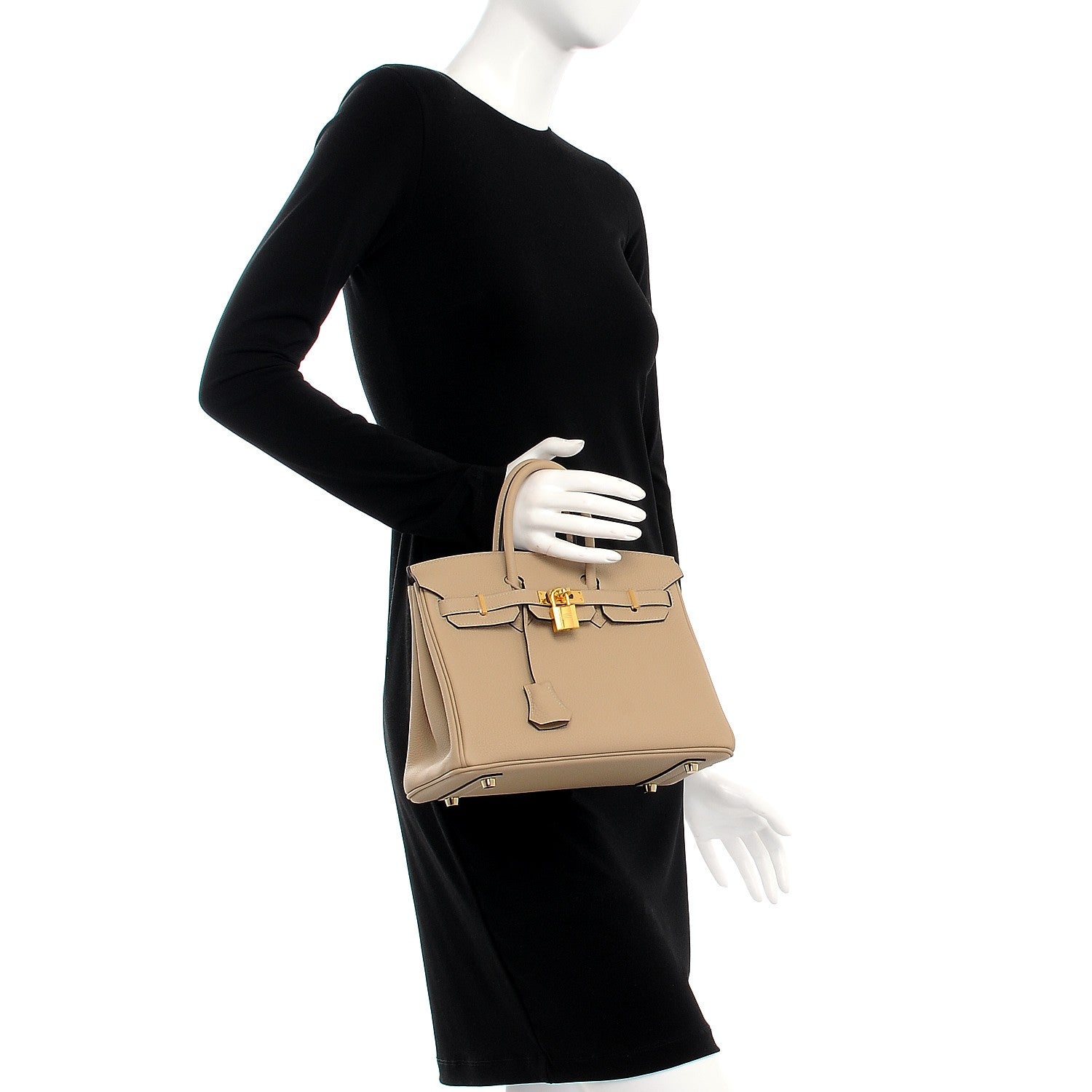 Hermes Togo Birkin 25 Trench 3 of 34