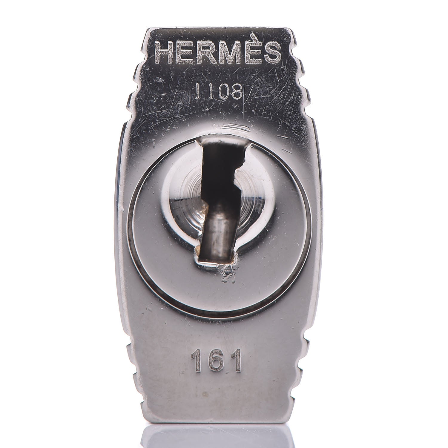 Hermes Palladium Cadena Lock and Key Set 3 of 7