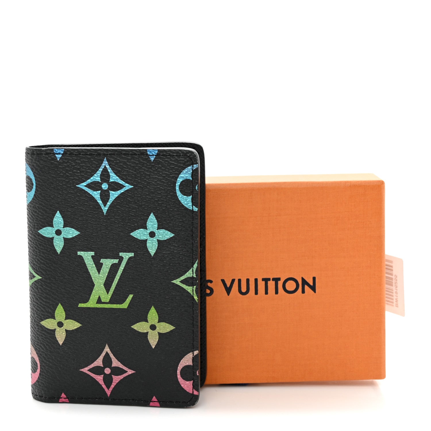 Louis Vuitton Monogram Iridescent Pocket Organizer NM Black 10 of 10