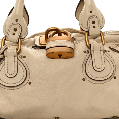 Chloe Calfskin Medium Paddington Satchel Ivory 6 of 11