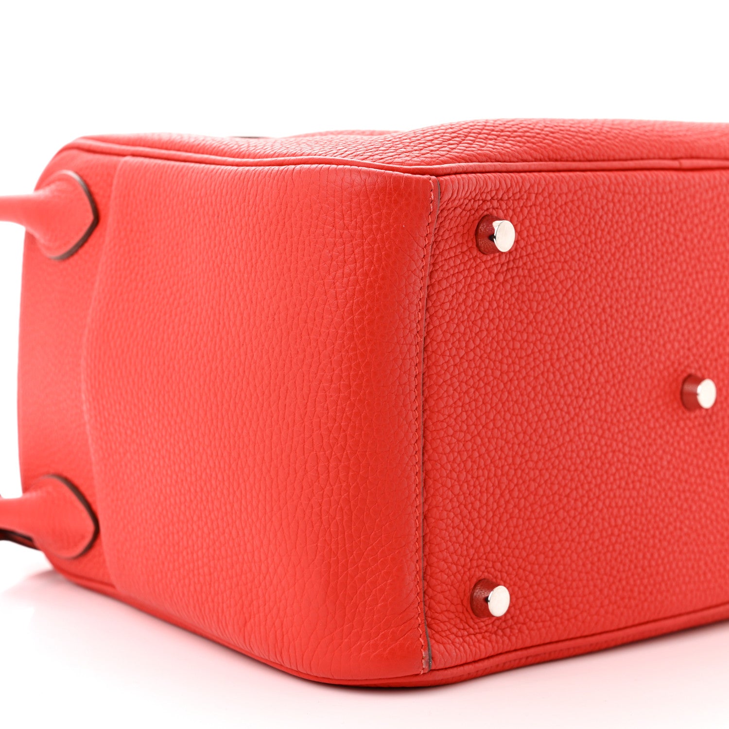 Hermes Taurillon Clemence Lindy 30 Rouge Casaque 9 of 12