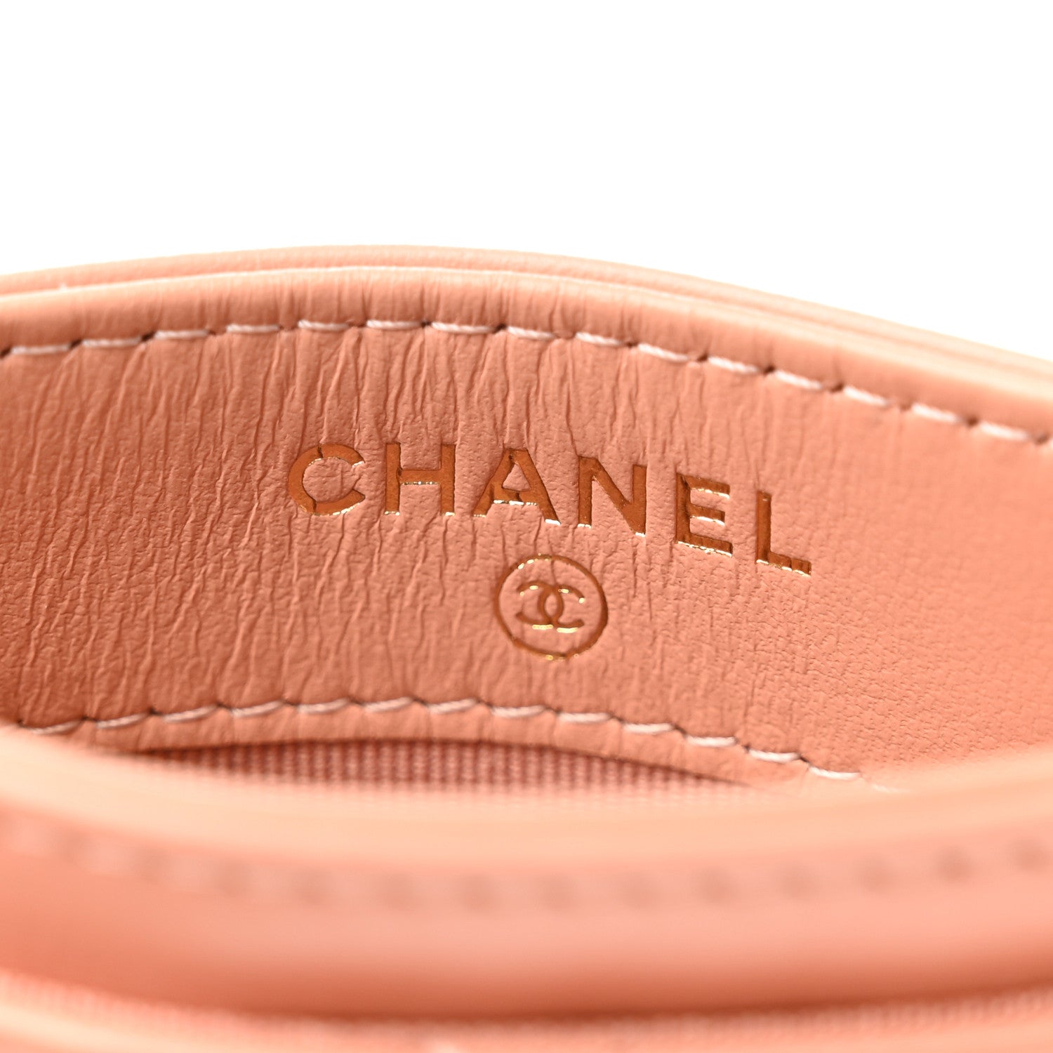 Chanel Aged Calfskin Quilted Reissue Card Holder Beige 6 of 9
