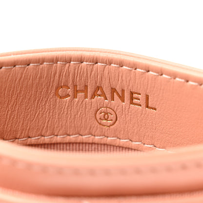 Chanel Aged Calfskin Quilted Reissue Card Holder Beige 6 of 9