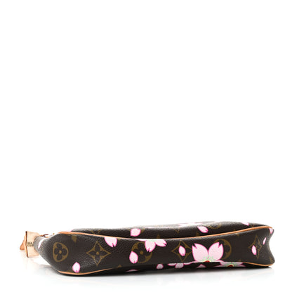 Louis Vuitton Monogram Cherry Blossom Pochette Accessories Brown 4 of 10