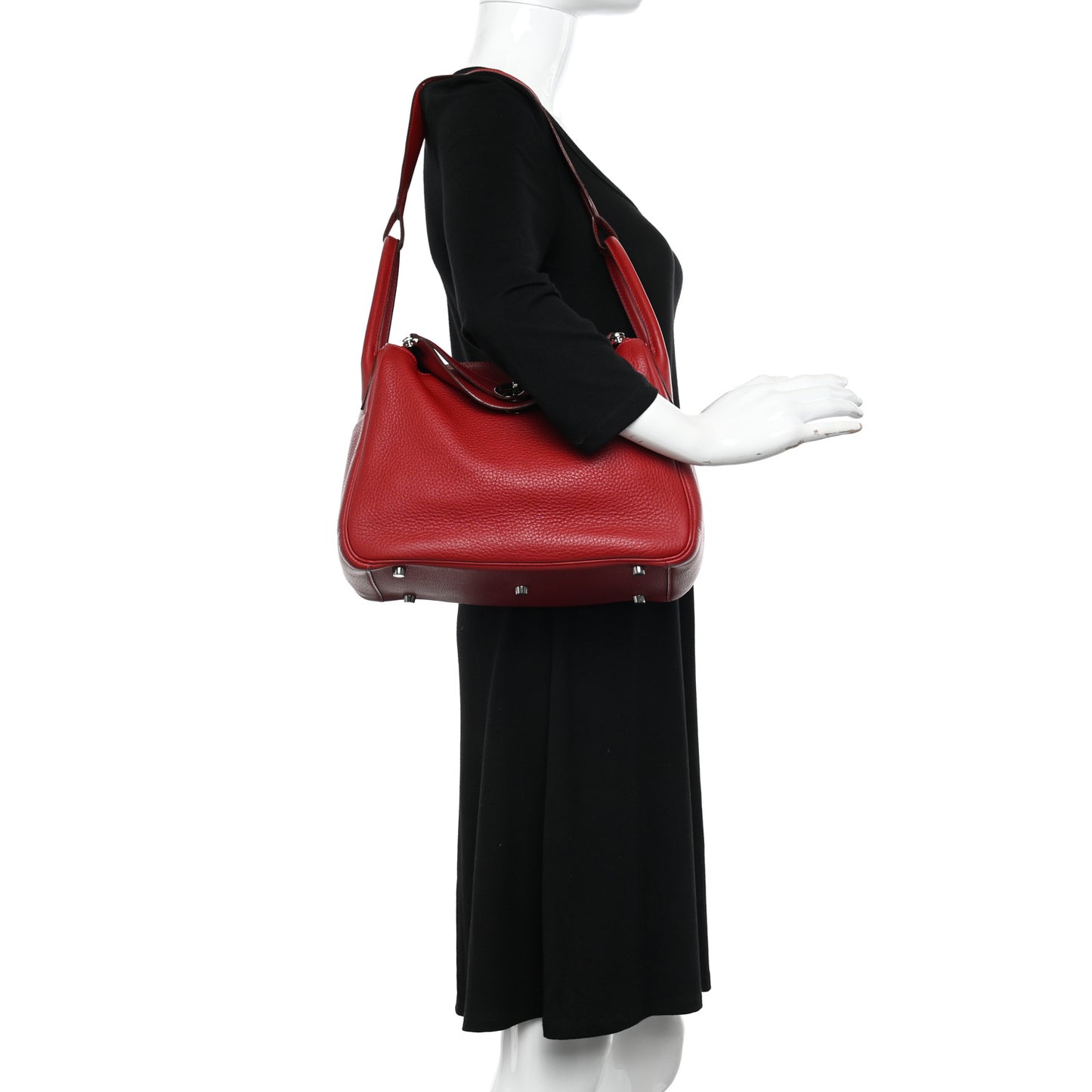 Taurillon Clemence Lindy 30 Rouge Garance