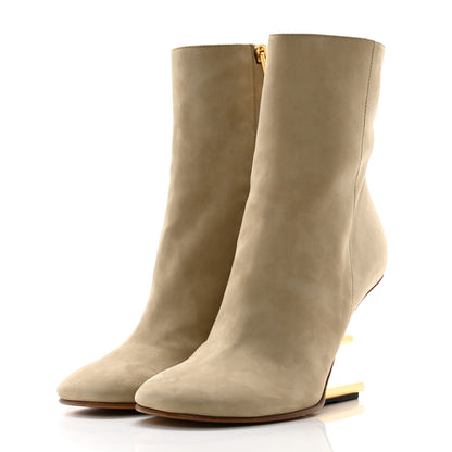 Fendi Nubuck Fendi First 95mm Ankle Boots 36.5 Roger 3 of 10