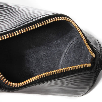 Louis Vuitton Epi Trousse Ronde Case Makeup Accessory Bag Black 5 of 6