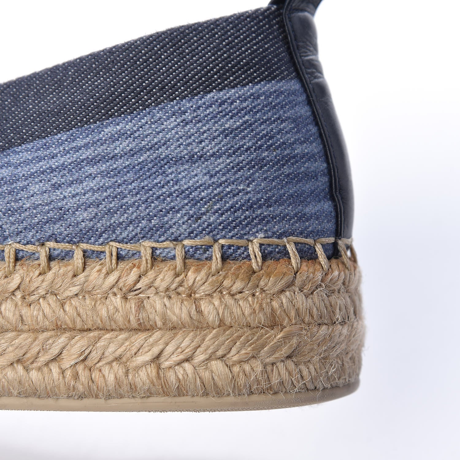 Louis Vuitton Canvas Blue Shore Espadrille Flats 38 Marine 15 of 19