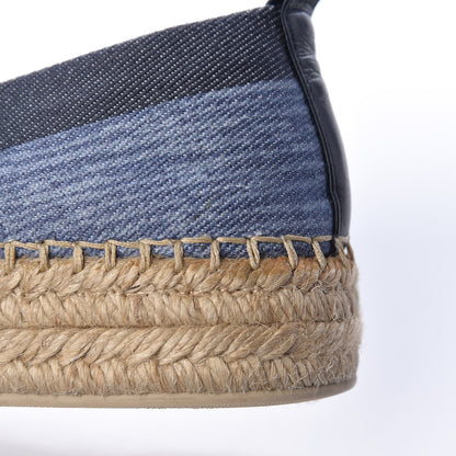 Louis Vuitton Canvas Blue Shore Espadrille Flats 38 Marine 15 of 19