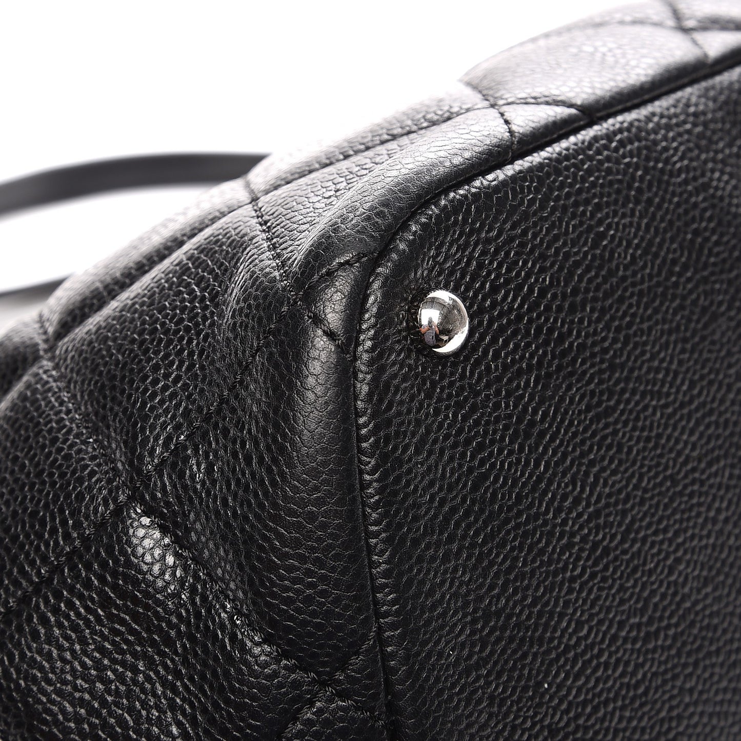 Caviar Quilted Timeless CC Soft Tote Black