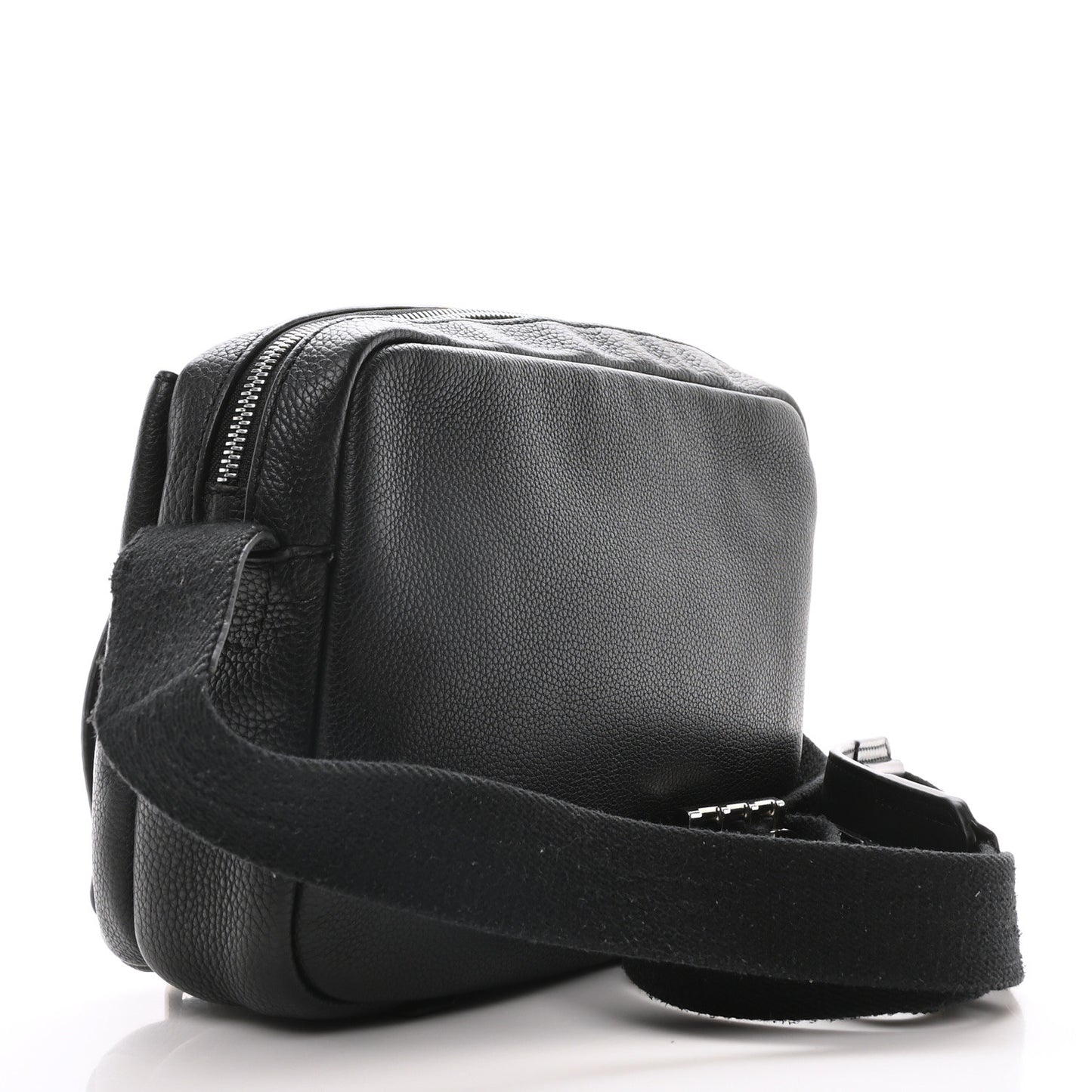 Soft Grained Calfskin XS Military Messenger Bag Black