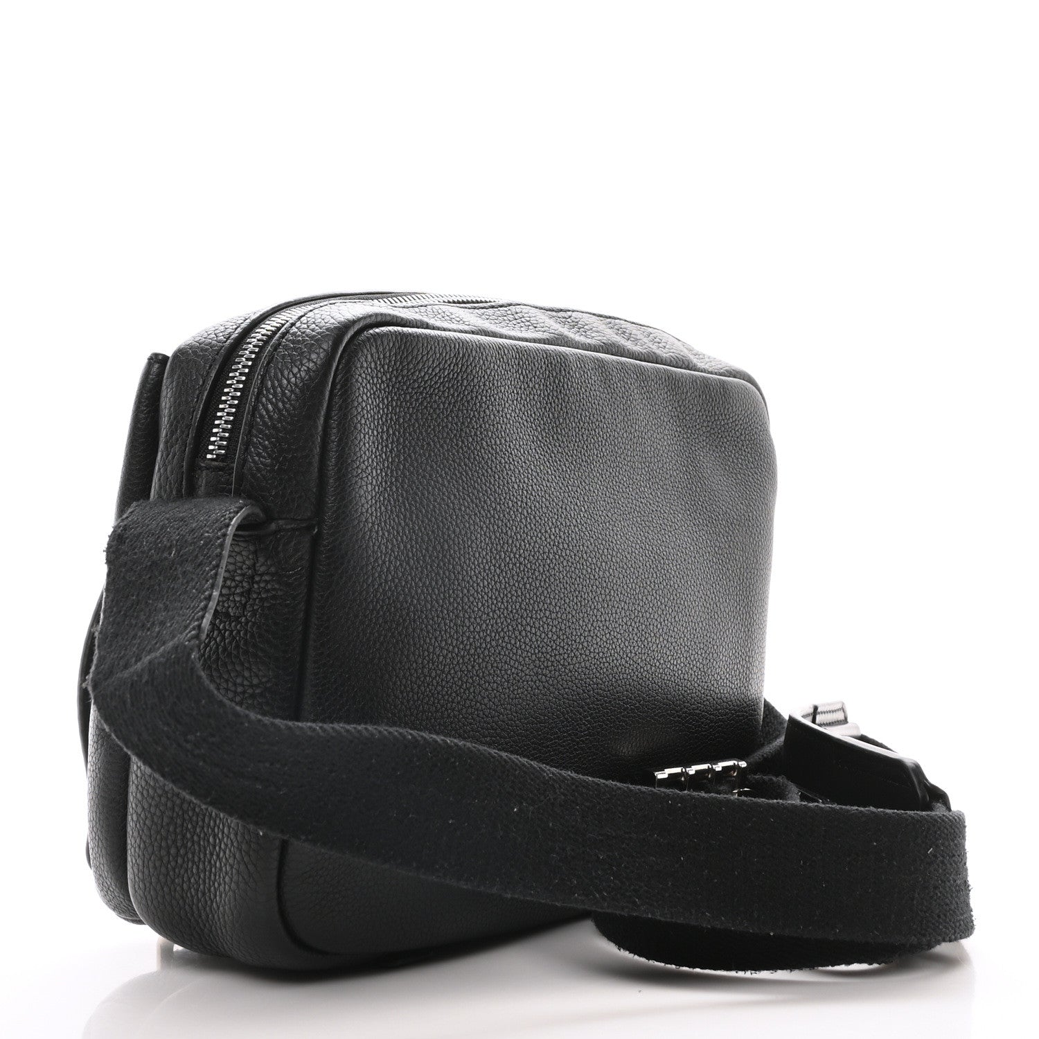 Loewe Soft Grained Calfskin XS Military Messenger Bag Black 3 of 10