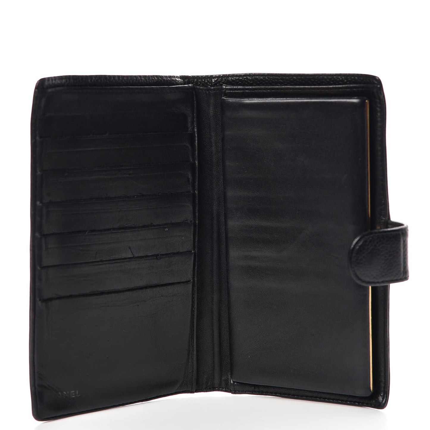 Caviar Timeless CC French Wallet Black