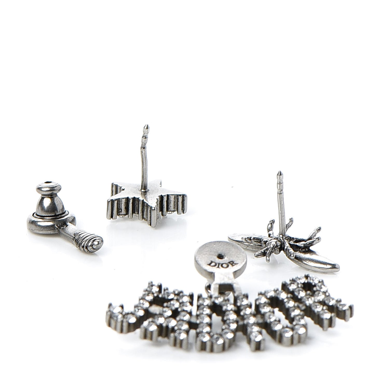 Palladium Crystal J'adior Earrings