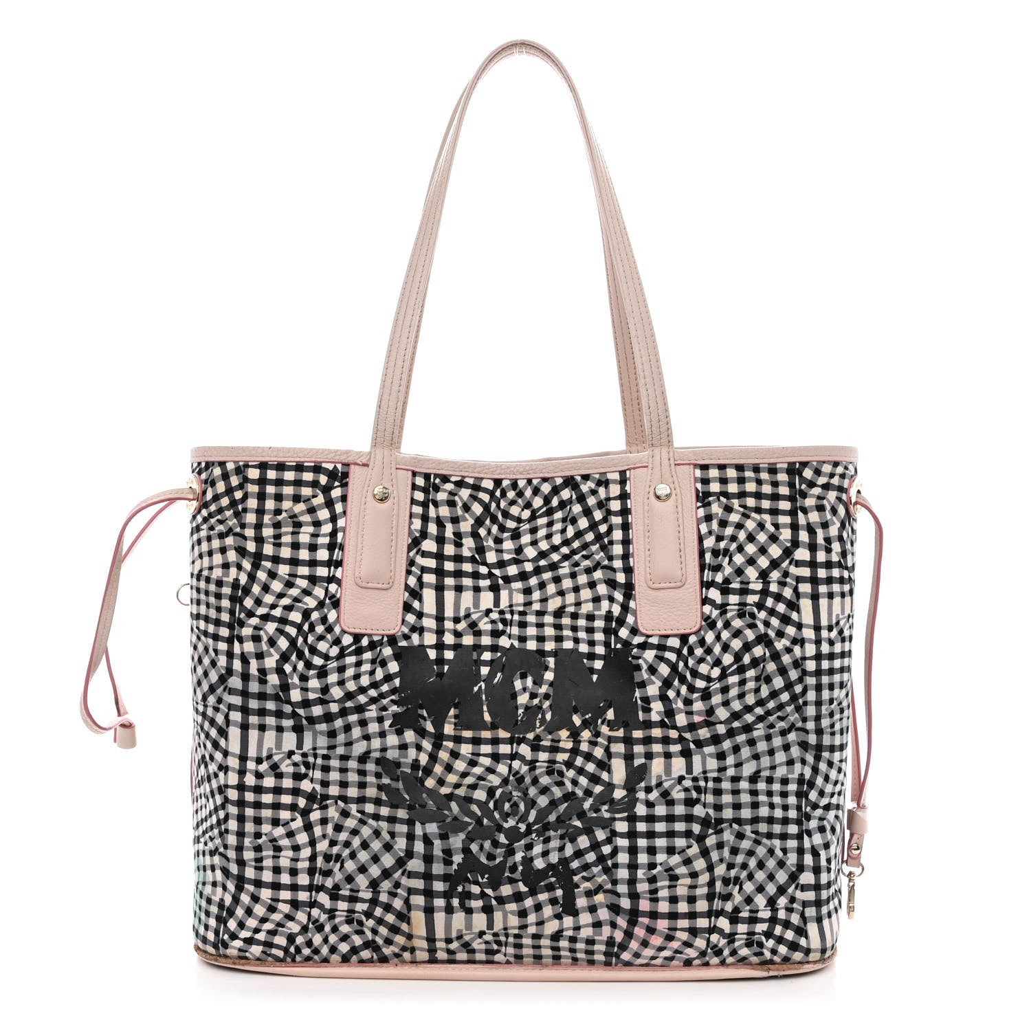 MCM Visetos Medium Liz Reversible Shopper Tote Soft Pink 13 of 22