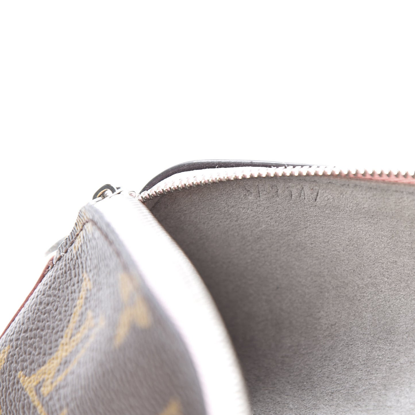 Monogram Elizabeth Pencil Pouch Rose Ballerine