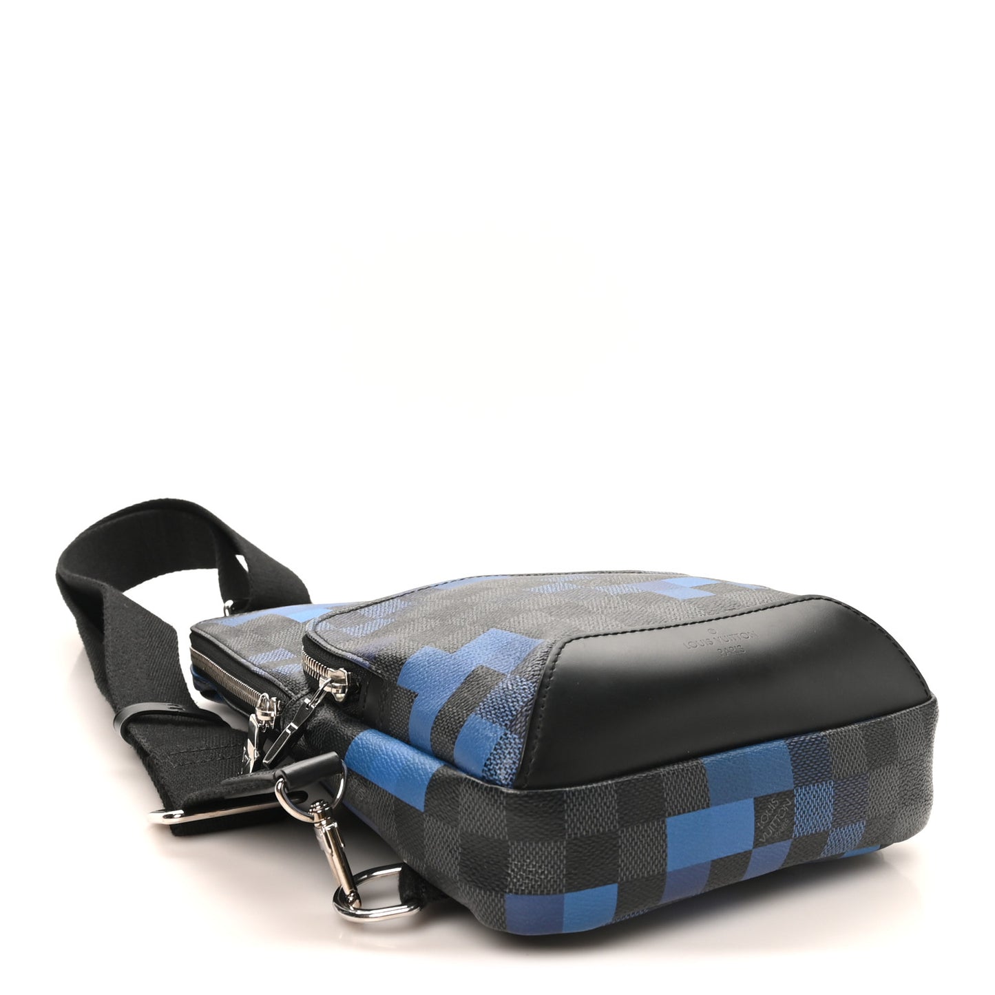 Damier Graphite Pixel Avenue Sling Backpack Blue