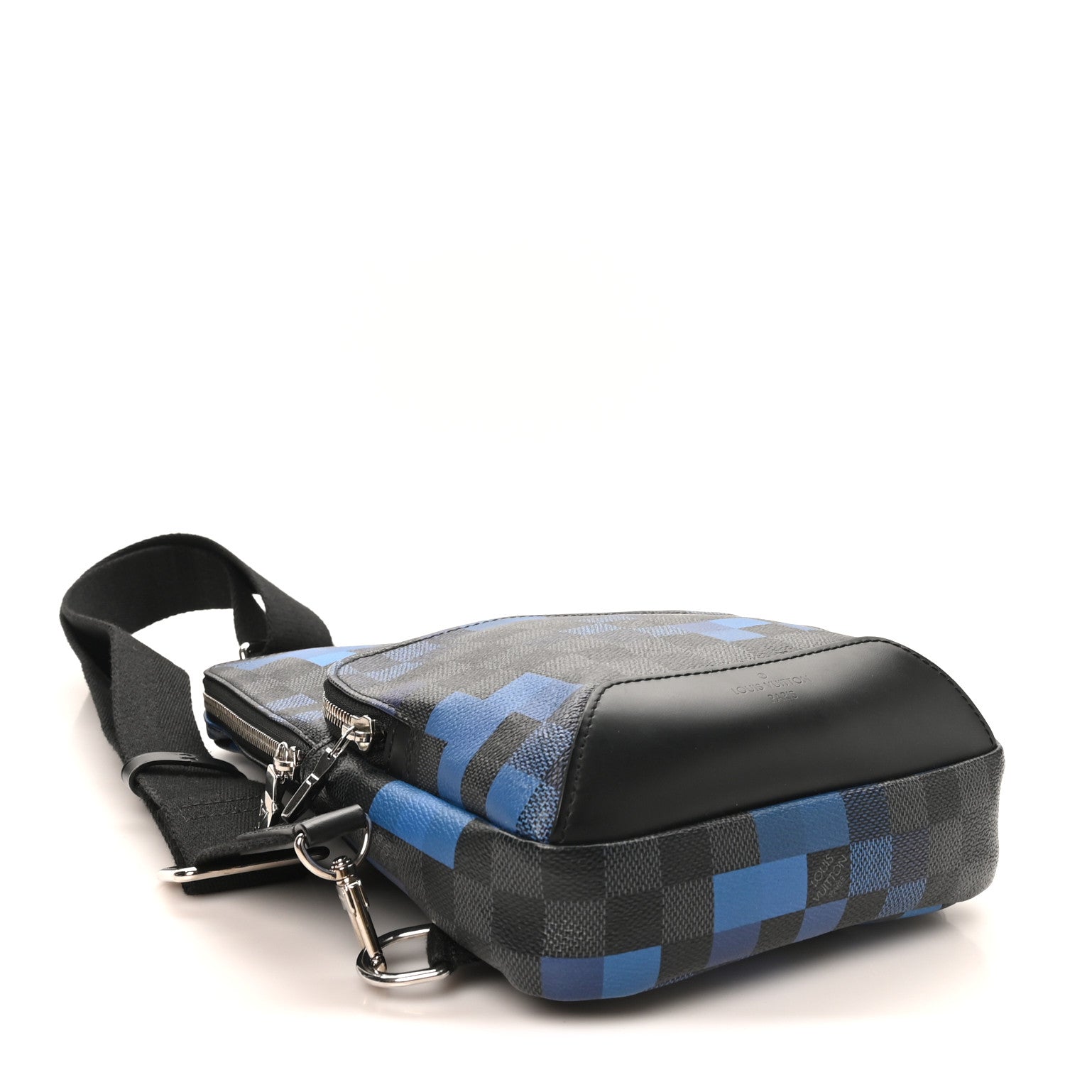 Louis Vuitton Damier Graphite Pixel Avenue Sling Backpack Blue 4 of 9