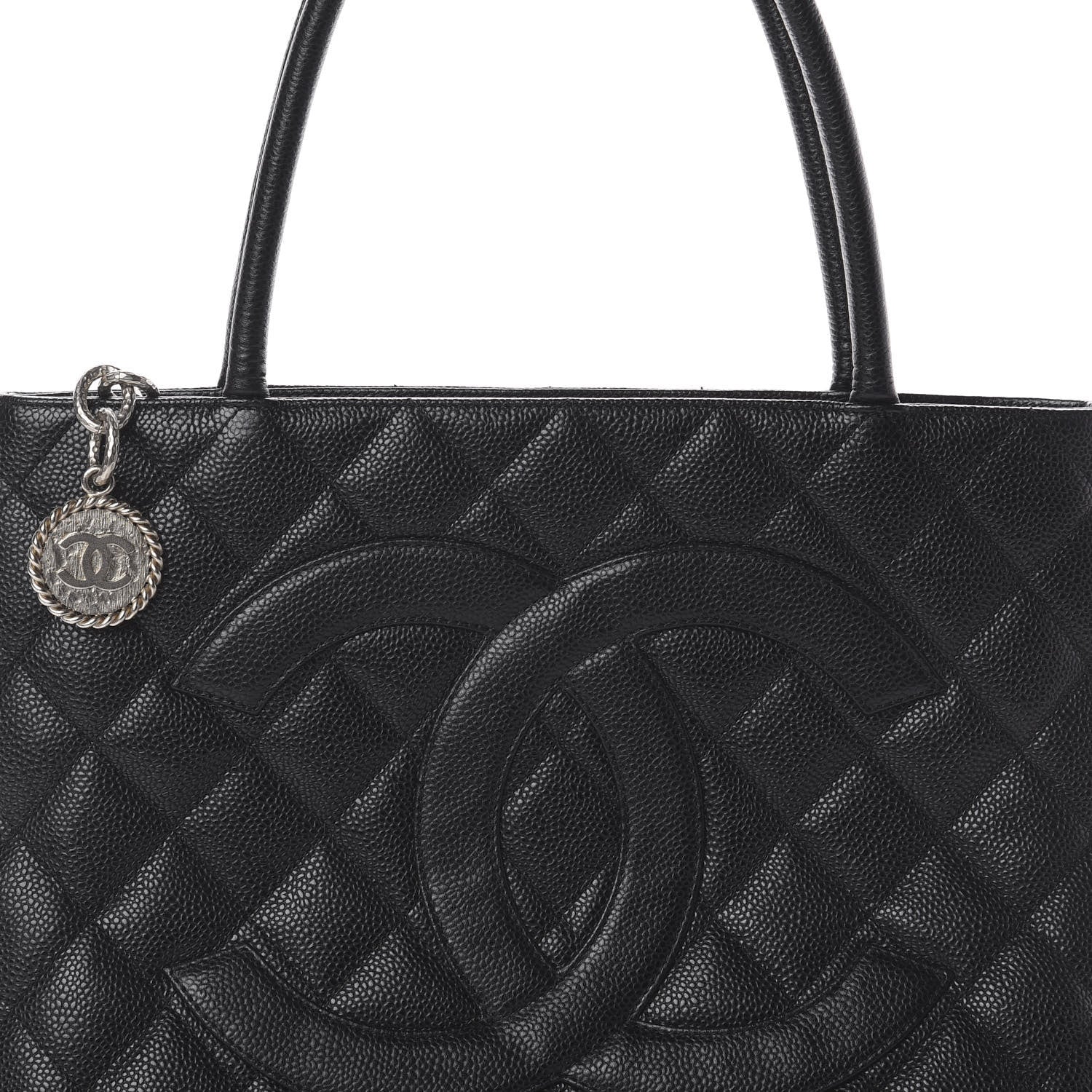 Chanel Caviar Quilted Medallion Tote Black 8 of 8