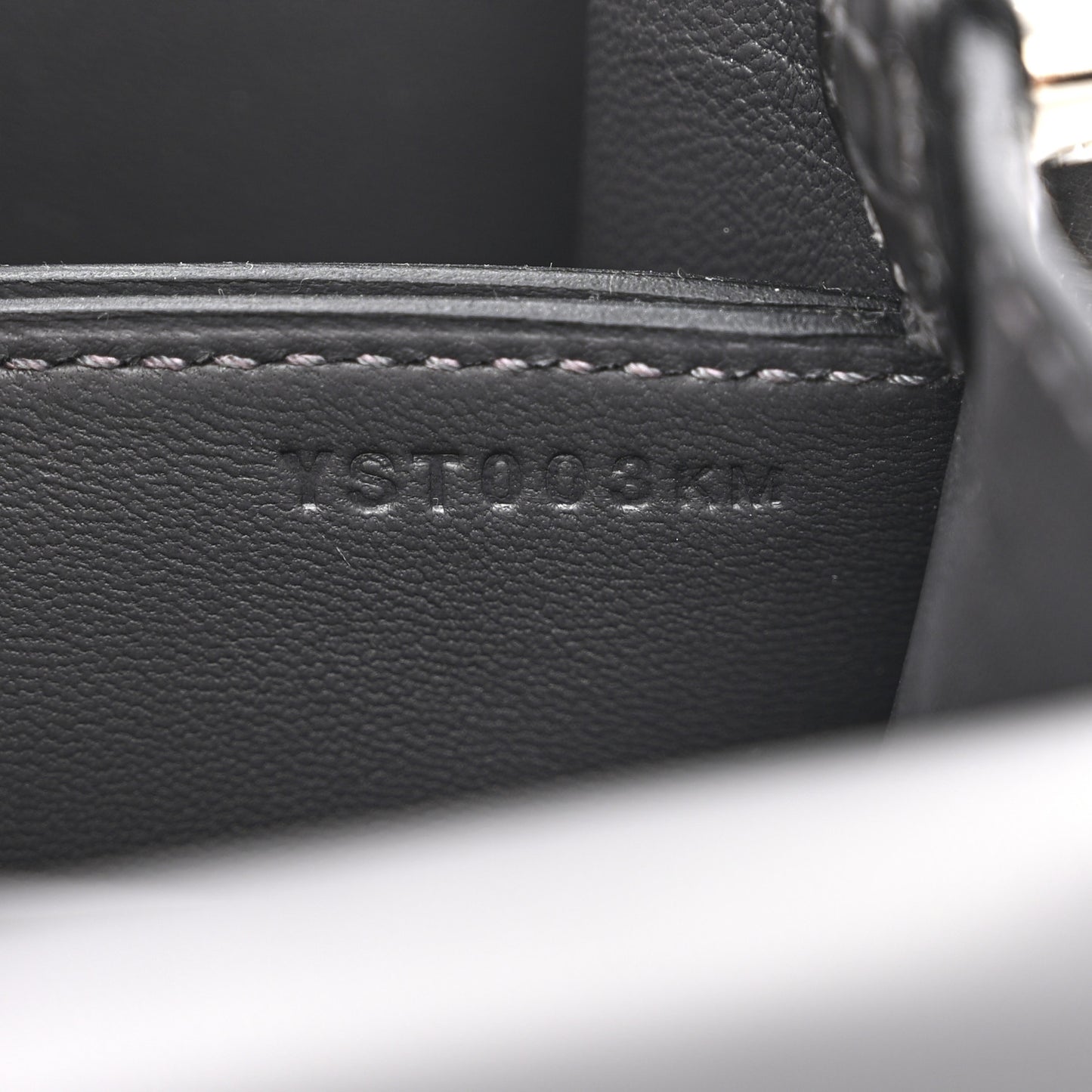 Matte Alligator Mini Sac Roulis Graphite