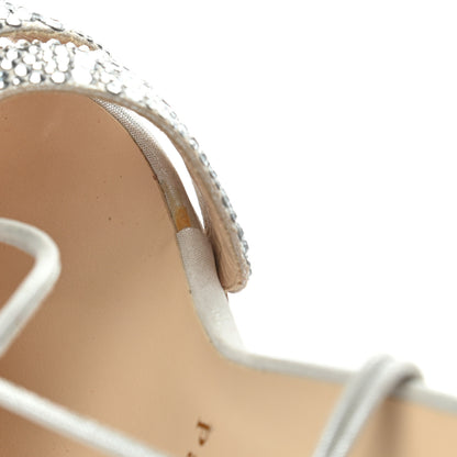 Christian Louboutin Strass Nappa Margi Diams 120 Sandals 38 Crystal 10 of 12