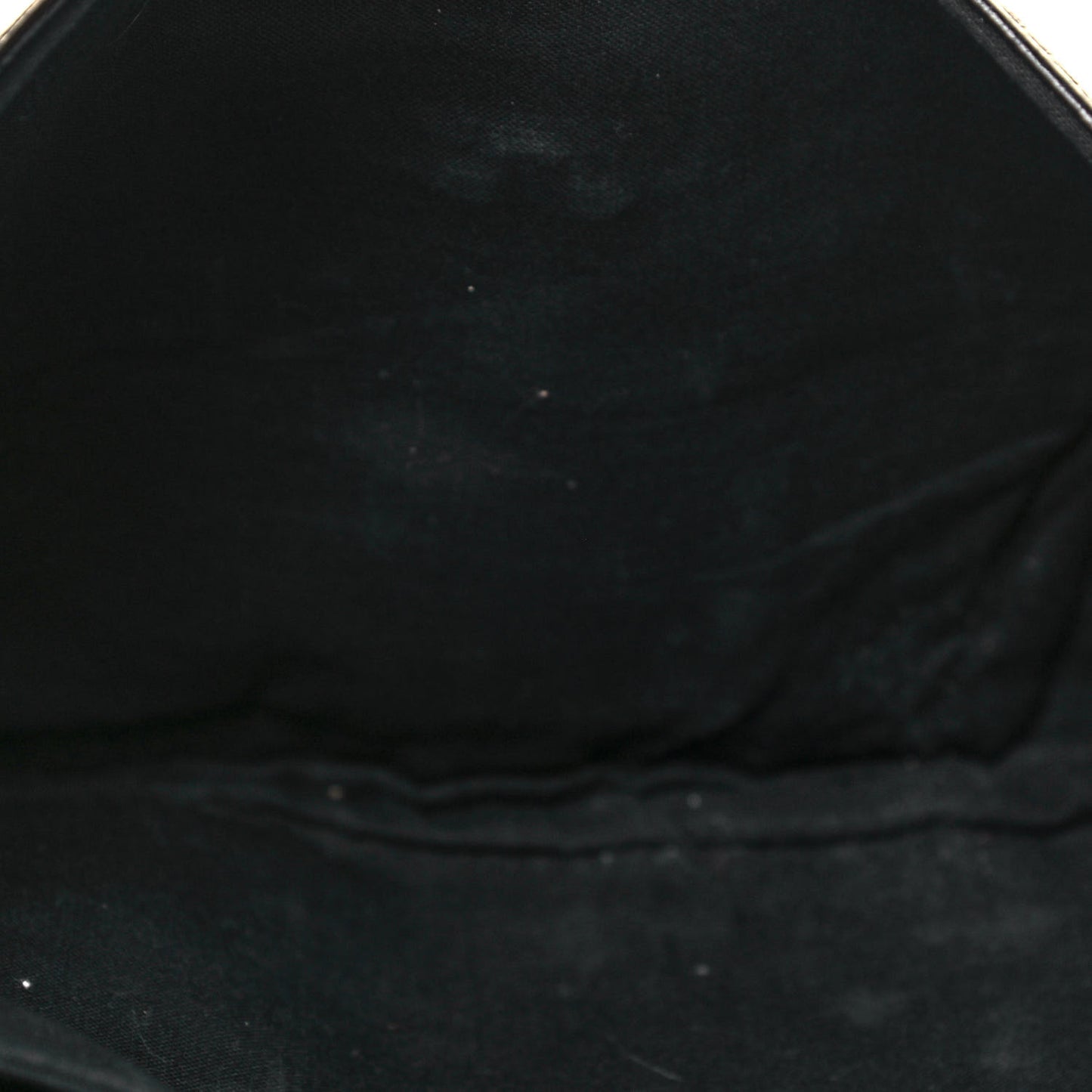 Agneau Giant 12 Gold Hardware Envelope Strap Clutch Black