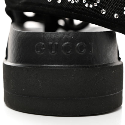 Gucci Tela Retino Kid Scamosciato Crystal GG Monogram Womens Dad Sandals 39 Black 7 of 8