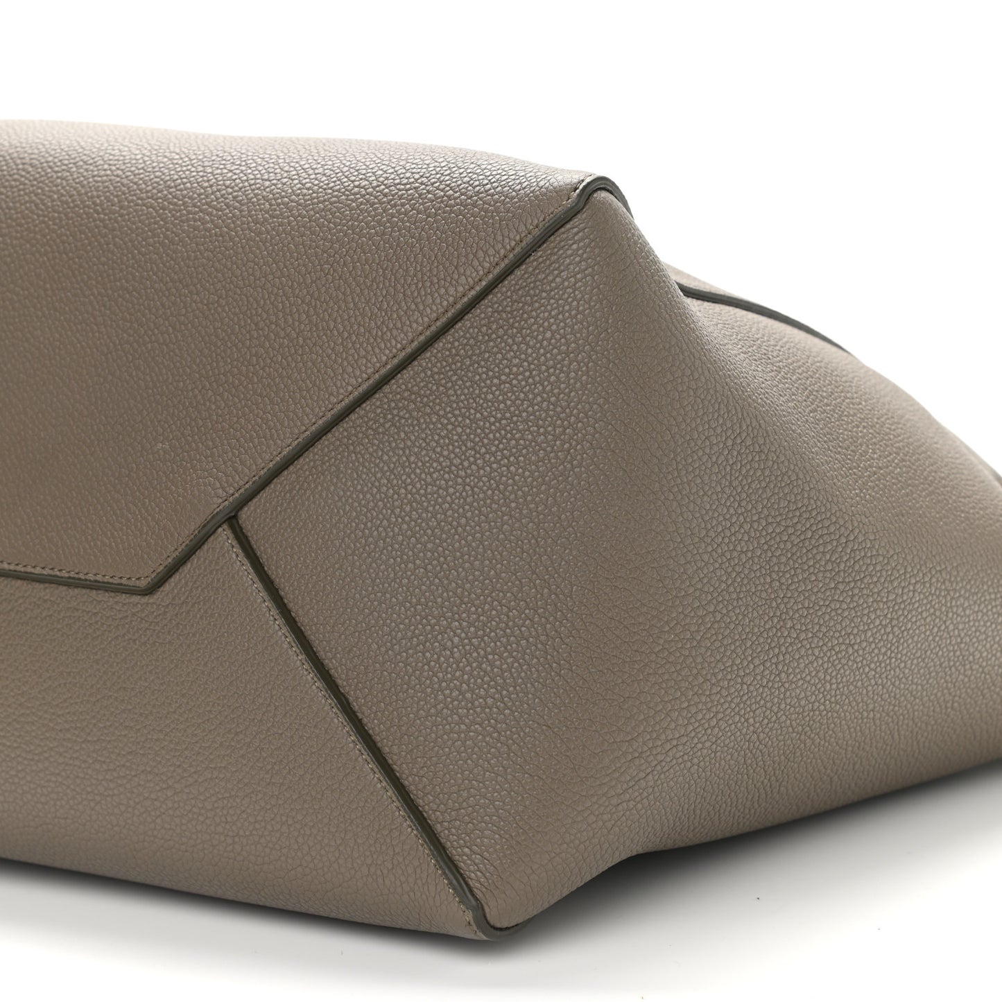 Soft Grained Calfskin Small Belt Cabas Phantom Taupe