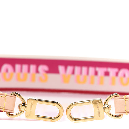 Louis Vuitton Jacquard Speedy Bandouliere 20 Shoulder Strap Fuchsia 3 of 4