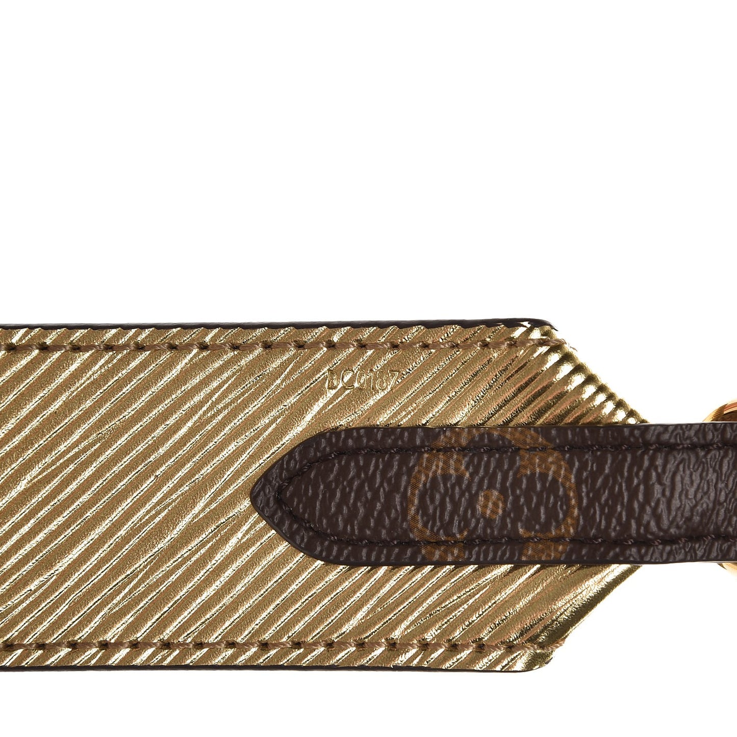 Monogram Epi Bandouliere Shoulder Strap Gold