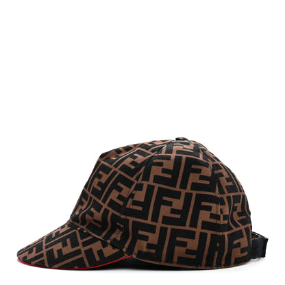 Fendi Canvas FF Reloaded Baseball Hat Tobacco Red 4 of 8