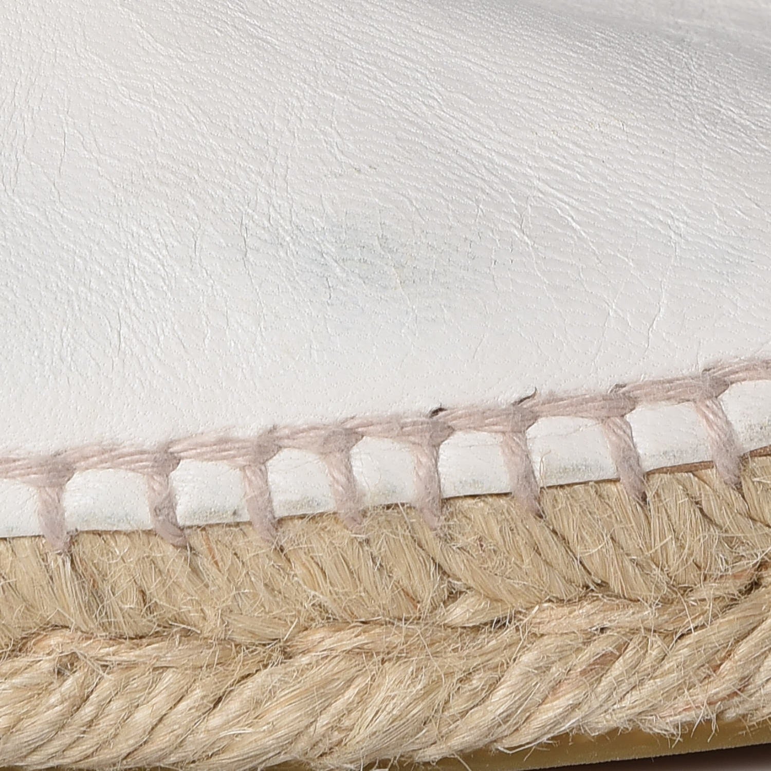 Chanel Lambskin Cap Toe Lace Up Espadrilles 40 Beige Black 15 of 17