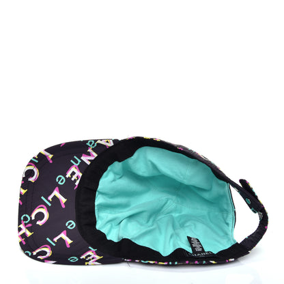 Chanel Nylon Logo Cap Hat Black 6 of 7