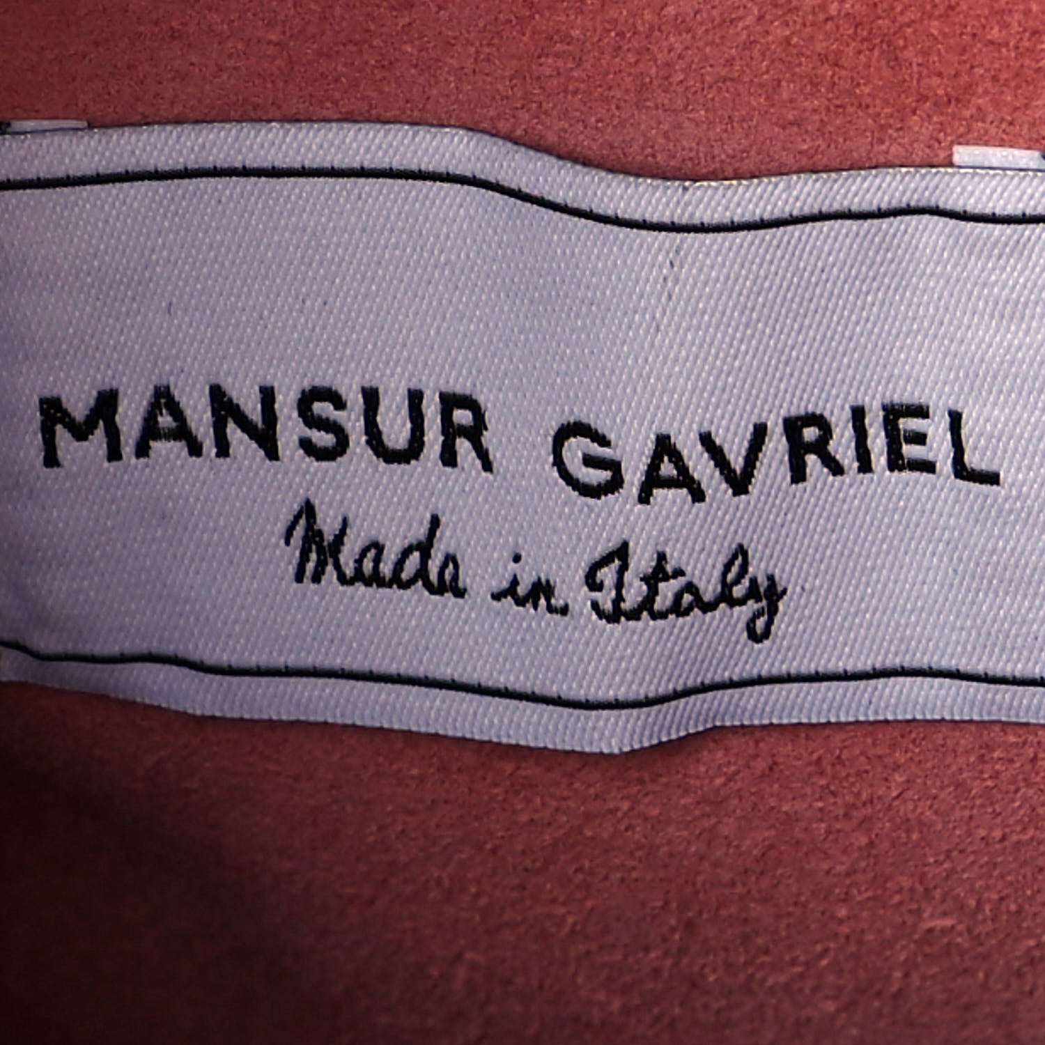 Mansur Gavriel Patent Calfskin Elegant Top Handle Bag Blush 6 of 12