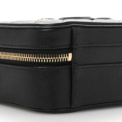 Chanel Caviar Quilted Small CC Filigree Vanity Case Black 9 of 10