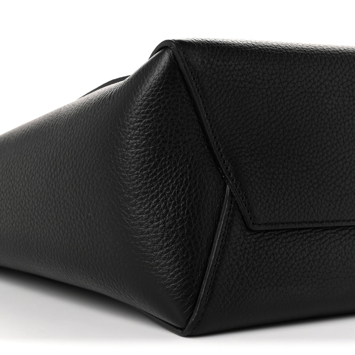 Celine Soft Grained Calfskin Small Sangle Bucket Bag Black 8 of 9