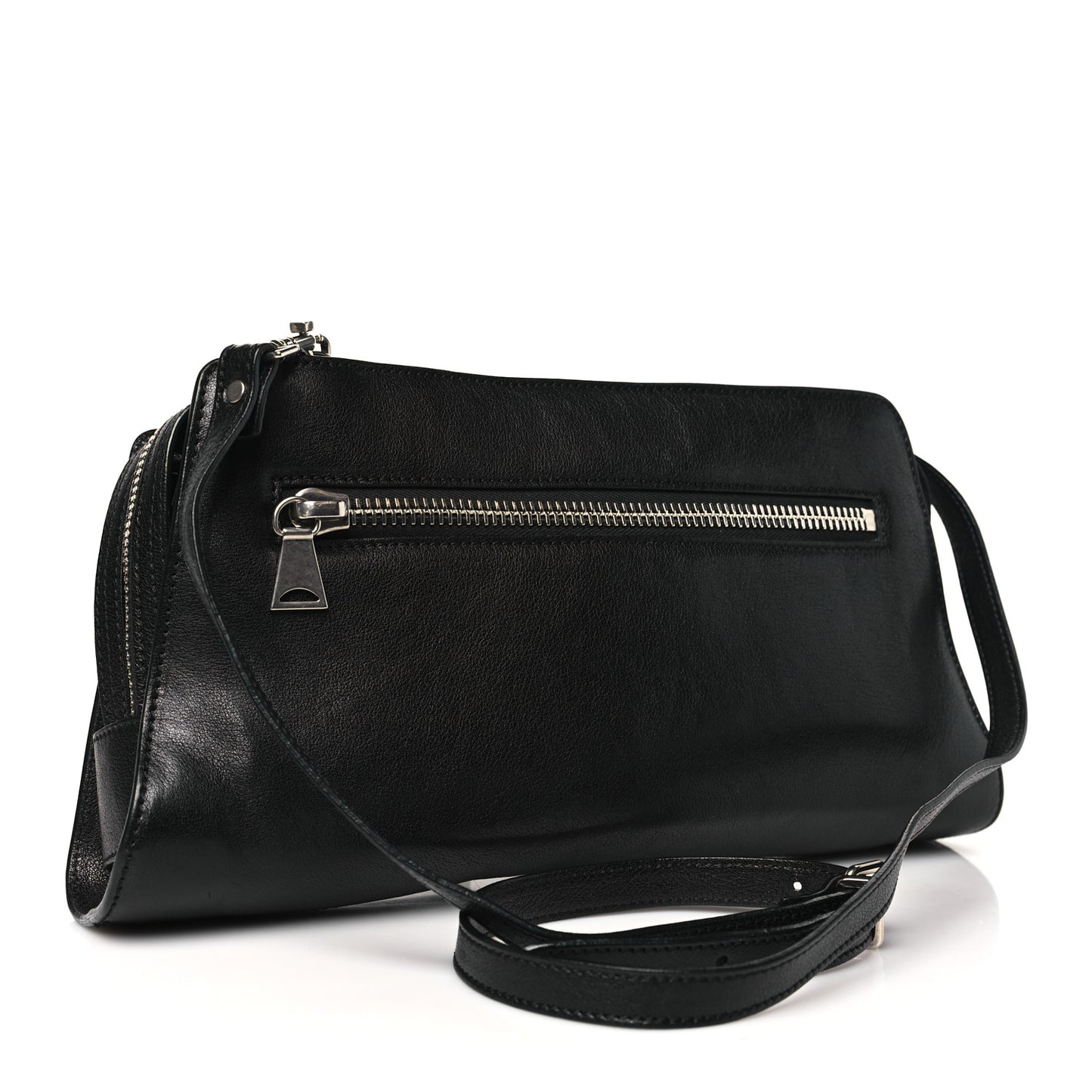 Calfskin PS13 Shoulder Bag Black