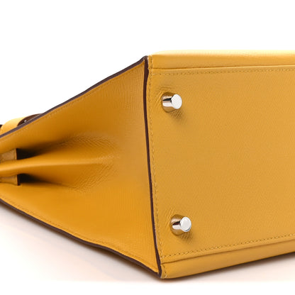 Hermes Epsom Kelly Sellier 28 Jaune Ambre 9 of 10