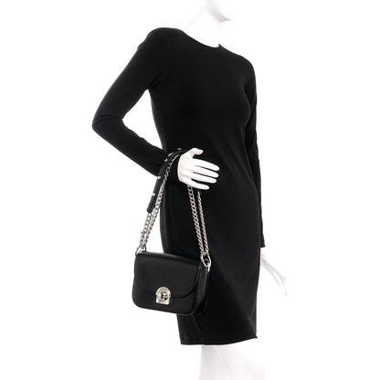 Prada Glace Calfskin Arcade Crossbody Bag Black 3 of 8