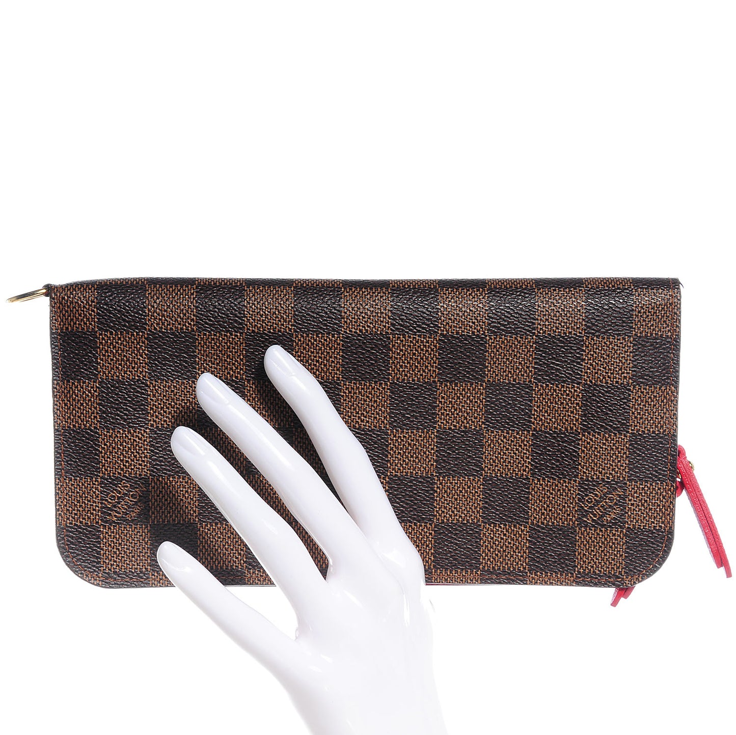 Damier Ebene Insolite Wallet Red