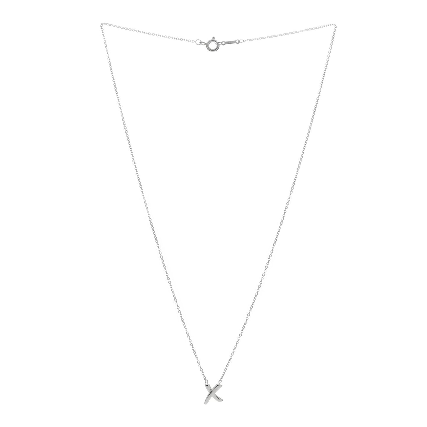 Sterling Silver Paloma Picasso Graffiti X Pendant Necklace
