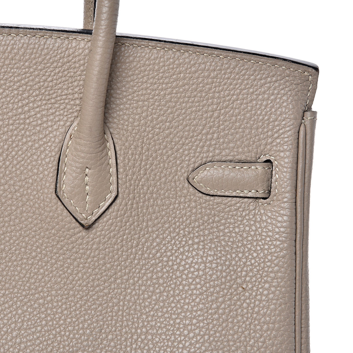 Hermes Togo Birkin 25 Gris Tourterelle 22 of 33