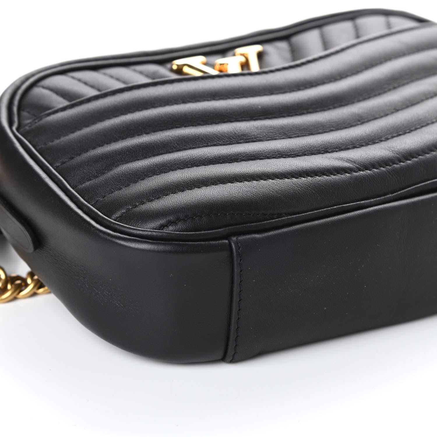 Louis Vuitton Calfskin New Wave Camera Bag Black 8 of 9