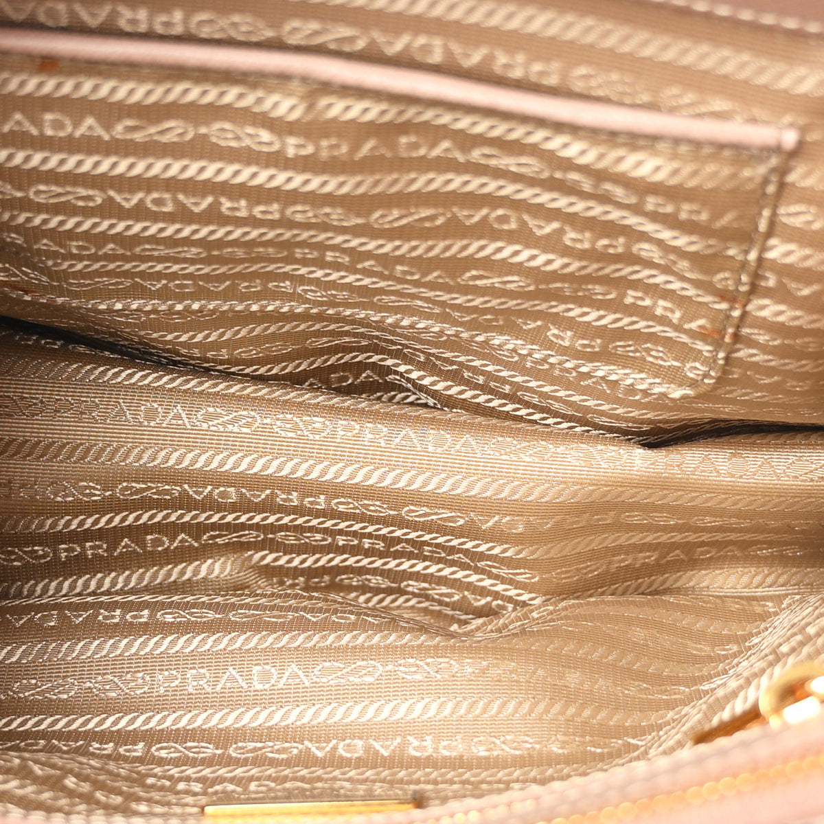 Saffiano Lux Small Galleria Double Zip Tote Cammeo